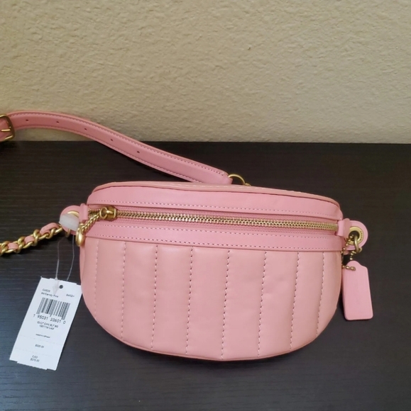 Coach Bags Coach Quilted Chain Leather Waist Belt Bag Poshmark